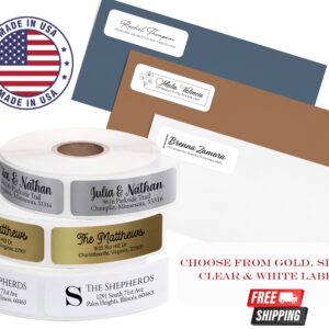 Address Labels Roll - Modern Address Labels - Address labels 250 500 - Return Address Labels Roll - Return Address Stickers