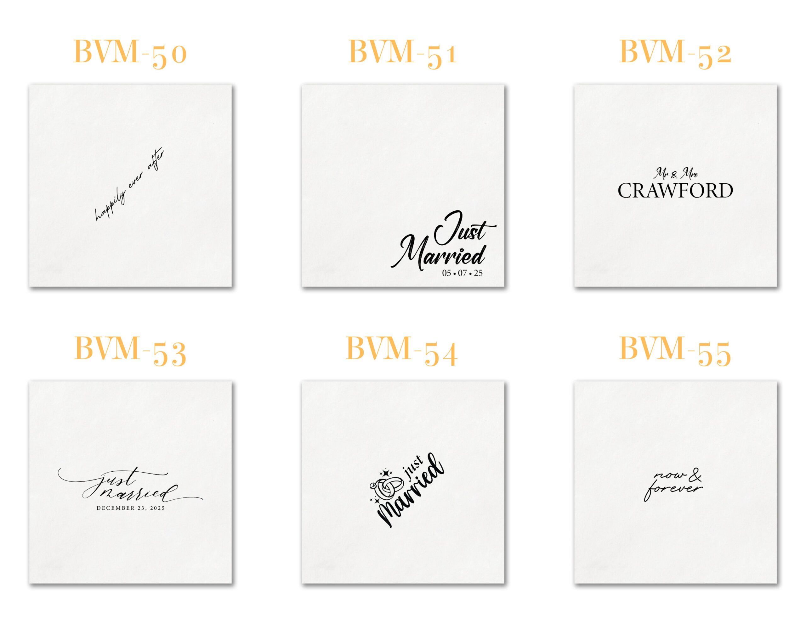 Personalized Paper Napkins Wedding Anniversary Engagement Printed Custom Monogram Beverage| Foil Wedding Napkins - Image 10