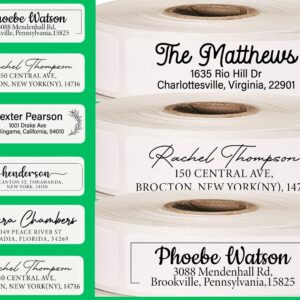 250 LABELS! BEST SELLING Address Labels on Etsy | Custom Return Address Label Roll | Peel-n-Stick | 20+ Designs