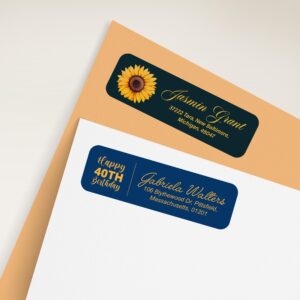 Return Address Labels, Best Quality, Address Stickers, Calligraphy Address Labels, Birthday Address Labels